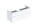 Geberit Xeno² Waschtisch-Unterschrank 500518011 117,4x53x46,2cm, mit 4 Schubladen, hochglänzend/weiß