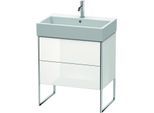 Duravit XSquare Waschtisch-Unterschrank XS447408585 68,4x49,1x46cm, 2 Auszüge, weiß hochglanz