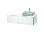Duravit XSquare Waschtisch-Unterschrank XS4903R2222 140x40x54,8cm, 2 Auszüge, rechts, weiß hochglanz