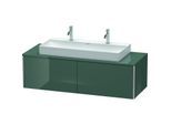 Duravit XSquare Waschtisch-Unterschrank XS4905M3838 140x40x54,8cm, 2 Auszüge, Dolomiti Grey hochglanz