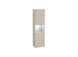 Villeroy und Boch Finion Hochschrank G460MTHH 41,8x151,6cm, links, Emotion, Regal White Matt Lacquer, Sand Matt Lacquer