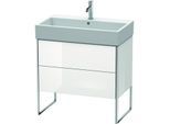 Duravit XSquare Waschtisch-Unterschrank XS447502222 78,4x49,1x46cm, 2 Auszüge, weiß hochglanz