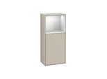 Villeroy und Boch Finion Seitenschrank G500MTHH 41,8x93,6cm, links, Emotion, Regal oben White Matt, Sand Matt Lacquer