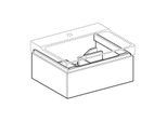 Geberit Xeno² Waschtisch-Unterschrank 500505001 58x22x46,2cm, matt/greige, mit Schublade