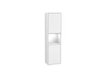 Villeroy und Boch Finion Hochschrank F460GFGF 41,8x151,6x27cm, links, Regal Glossy white lacquer, Glossy white lacquer