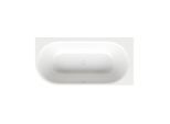 Bette BetteLux Oval Silhouette Badewanne 3437-440CELVS snow, 195x95x45cm