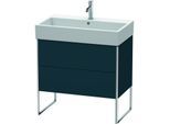 Duravit XSquare Waschtisch-Unterschrank XS447509898 78,4x49,1x46cm, 2 Auszüge, Nachtblau seidenmatt