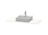 Duravit XSquare Konsole XS060F03939 120x55cm, mit 1 Ausschnitt, Nordic weiß seidenmatt