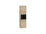 Villeroy und Boch Finion Hochschrank G470PHPC 41,8x151,6cm, rechts, Emotion, Regal Glossy Black Lacquer, Oak Veneer