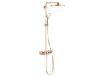 Grohe Duschsystem 26507DA0 warm sunset, mit AP-Thermostat, Duscharm 45cm schwenkbar