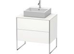 Duravit XSquare Waschtisch-Unterschrank XS492003636 80x53,8x54,8cm, 2 Auszüge, weiß seidenmatt