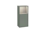Villeroy und Boch Finion Seitenschrank G510HHGM 41,8x93,6cm, rechts, Emotion, Regal oben Sand Matt, Olive Matt Lacquer