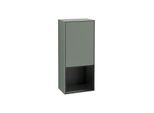 Villeroy und Boch Finion Seitenschrank G550PDGM 41,8cm, rechts, Emotion, Regal unten Black matt, Olive Matt Lacquer