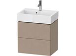 Duravit L-Cube Waschtisch-Unterschrank LC621907575 58,4x39,1x54,4cm, 2 Schubkästen, wandhängend, leinen