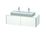 Duravit XSquare Waschtisch-Unterschrank XS4905M1818 140x40x54,8cm, 2 Auszüge, weiß matt