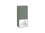 Villeroy und Boch Finion Seitenschrank F540GFGM 41,8x93,6x27cm, links, Regal unten Glossy White, Olive Matt Lacquer