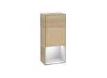 Villeroy und Boch Finion Seitenschrank G550MTPC 41,8cm, rechts, Emotion, Regal unten White Matt, Oak Veneer