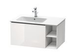 Duravit L-Cube Waschtisch-Unterschrank LC619108585 82x48,1x40cm, 1 Auszug, Becken links, weiß hochglanz
