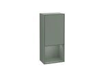 Villeroy und Boch Finion Seitenschrank F540GMGM 41,8x93,6x27cm, links, Regal unten Olive Matt, Olive Matt Lacquer
