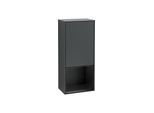 Villeroy und Boch Finion Seitenschrank F540PDHG 41,8x93,6x27cm, links, Regal unten Black matt, Midnight Blue Matt Lacquer