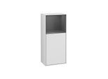 Villeroy und Boch Finion Seitenschrank G530GKMT 41,8cm, rechts, Ladestation, Emotion, Regal Anthracite Matt Lacquer, White matt lacquer