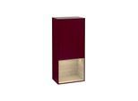 Villeroy und Boch Finion Seitenschrank F540PCHB 41,8x93,6x27cm, links, Regal unten Oak Veneer, Peony Matt