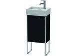 Duravit XSquare Waschtisch-Unterschrank XS4479R4040 36,4x49,1x24cm, Tür rechts, schwarz hochglanz