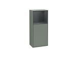 Villeroy und Boch Finion Seitenschrank F530HGGM 41,8cm, rechts, Ladestation, Regal Midnight Blue Matt Lacquer, Olive Matt Lacquer
