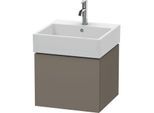 Duravit L-Cube Waschtisch-Unterschrank LC617409090 48,4 x 45,9 cm, flannel grey seidenmatt, 1 Auszug, wandhängend