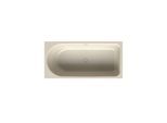 Bette BetteOcean Badewanne 8765-001 170x80x45cm, Fußende rechts, Überlauf hinten, pergamon