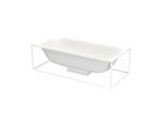 Bette BetteLux Shape Freistehbadewanne 3453-440PLUS 190x90x45cm, snow, Glasur Farbgruppe 2
