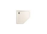 Kaldewei Cornezza Duschwanne 459348040231 100x100x6,5cm, mit Träger, pergamon