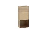 Villeroy und Boch Finion Seitenschrank G540GNPC 41,8cm, links, Emotion, Regal unten Walnut Veneer, Oak Veneer