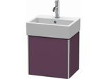 Duravit XSquare Waschtisch-Unterschrank XS4090R9494 43,4x39,7x34cm, Tür rechts, Aubergine seidenmatt