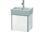 Duravit XSquare Waschtisch-Unterschrank XS4090L2222 43,4x39,7x34cm, Tür links, weiß hochglanz