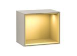 Villeroy und Boch Finion Regalmodul F580HFHH 41,8x35,6x27cm, Regal Gold Matt, Sand Matt Lacquer