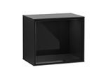 Villeroy und Boch Finion Regalmodul F590PHPD 41,8x35,6x27cm, Ladestation, Regal Glossy Black, Black matt lacquer