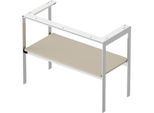 Duravit White Tulip Waschtisch-Konsole WT454106060 98,4 x 45 cm, Taupe Seidenmatt, bodenstehend, Metall