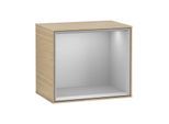 Villeroy und Boch Finion Regalmodul G590GJPC 41,8x35,6cm, Ladestation, Emotion, Regal Light Grey, Oak Veneer