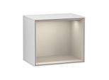 Villeroy und Boch Finion Regalmodul F580HHMT 41,8x35,6x27cm, Regal Sand Matt, White matt lacquer