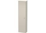 Duravit Brioso Hochschrank Individual 133-201cm BR1342L1091, Taupe, Tür links, Griff Chrom
