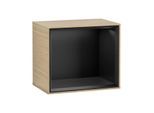 Villeroy und Boch Finion Regalmodul F580PDPC 41,8x35,6x27cm, Regal Black Matt, Oak Veneer