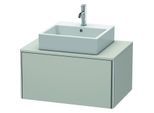 Duravit XSquare Waschtisch-Unterschrank XS490000707 80x40x54,8cm, 1 Auszug, Betongrau matt