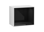 Villeroy und Boch Finion Regalmodul F580PHMT 41,8x35,6x27cm, Regal Glossy Black, White matt lacquer