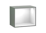 Villeroy und Boch Finion Regalmodul F590GFGM 41,8x35,6x27cm, Ladestation, Regal Glossy White, Olive Matt Lacquer