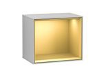 Villeroy und Boch Finion Regalmodul G590HFGJ 41,8x35,6cm, Ladestation, Emotion, Regal Gold Matt, Light grey matt