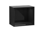 Villeroy und Boch Finion Regalmodul F580PHPD 41,8x35,6x27cm, Regal Glossy Black, Black matt lacquer