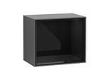 Villeroy und Boch Finion Regalmodul F590PHGK 41,8x35,6x27cm, Ladestation, Regal Glossy Black, Anthracite matt
