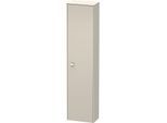 Duravit Brioso Hochschrank Individual 133-201cm BR1342R1091, Taupe, Tür rechts, Griff Chrom