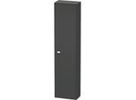 Duravit Brioso Hochschrank Individual 133-201cm BR1342R1049, Graphit Matt, Tür rechts, Griff Chrom